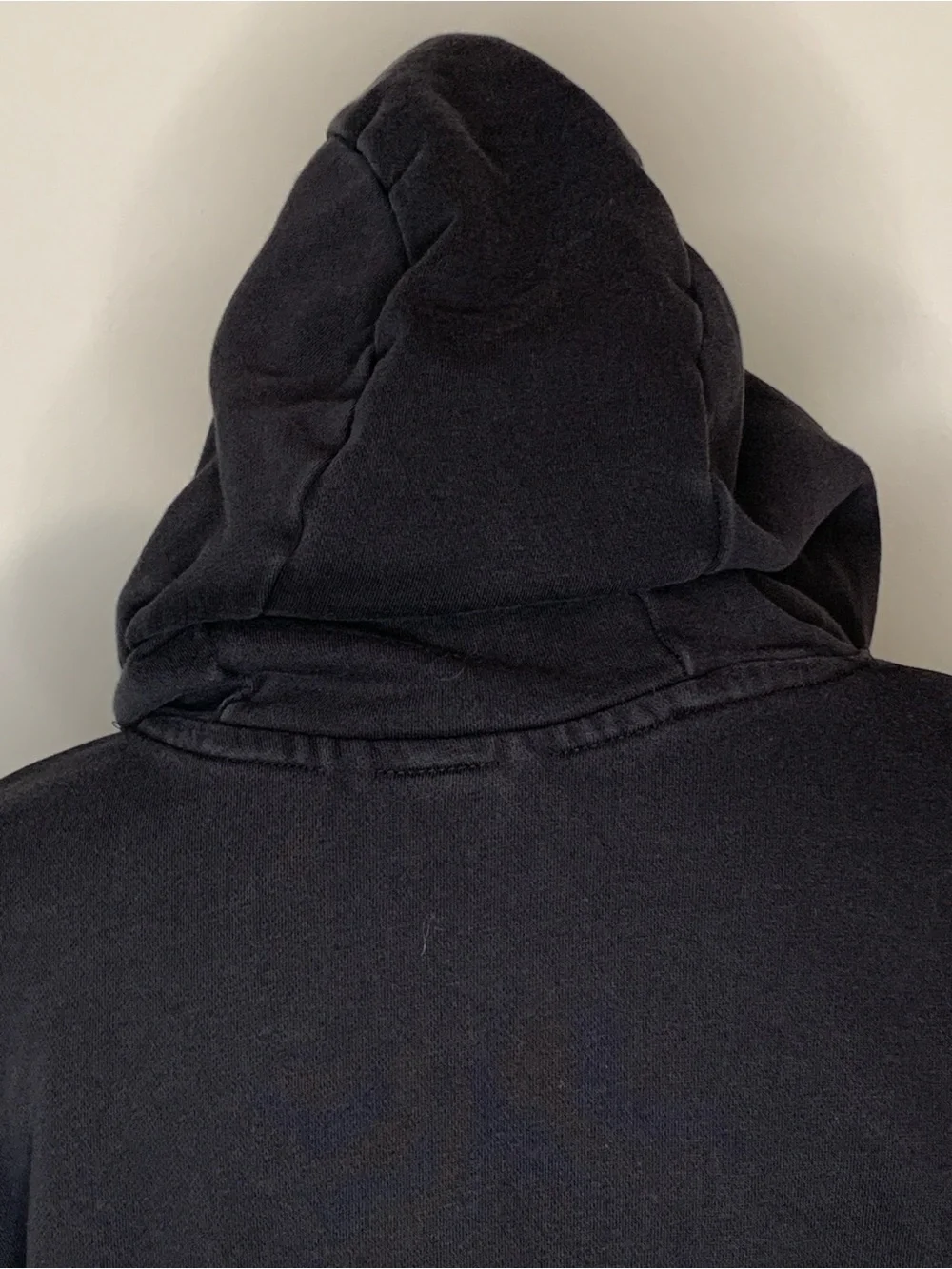 Nike Long Sleeve Drawstring Black Hoodie with Kangaroo Pocket
